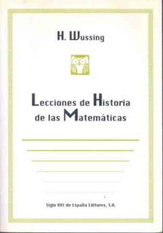 Lecciones de historia de las matemáticas Lecciones de historia de las matemáticas